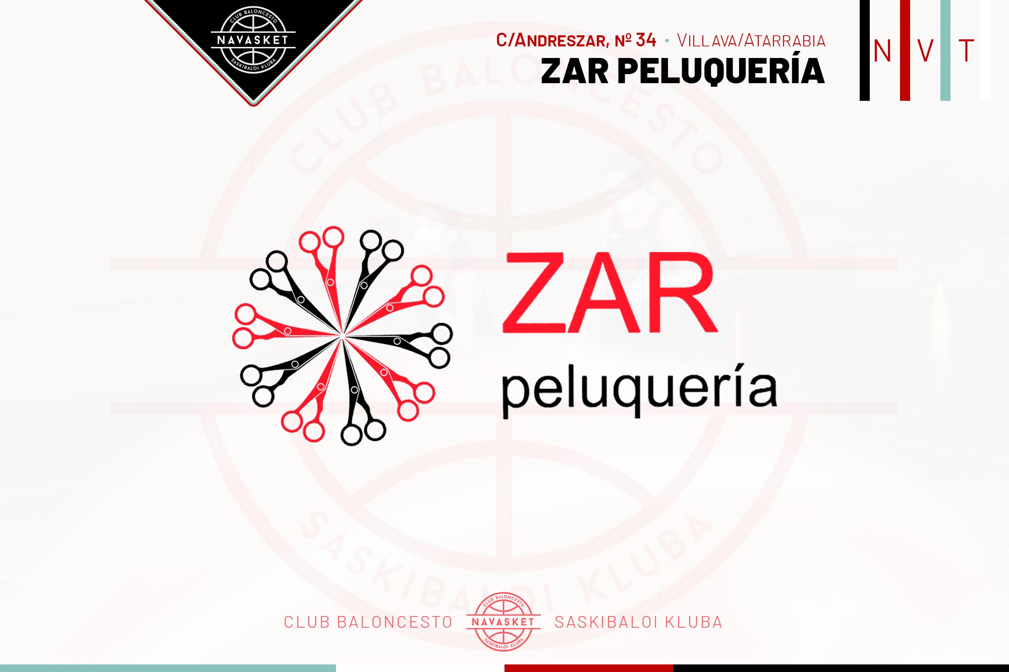 #PatrocinadoresNVT | ZAR PELUQUERÍA (temp. 2021-2022)