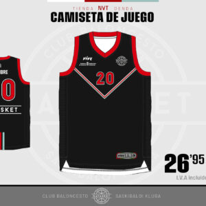 TIENDA | Camiseta de juego local Navasket (negra)