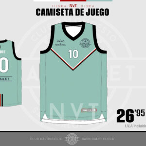 TIENDA | Camiseta de juego visitante Navasket (turquesa)