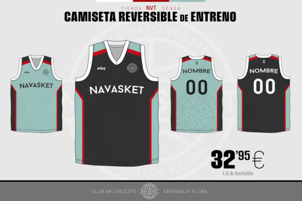 TIENDA | Camiseta reversible de entreno Navasket