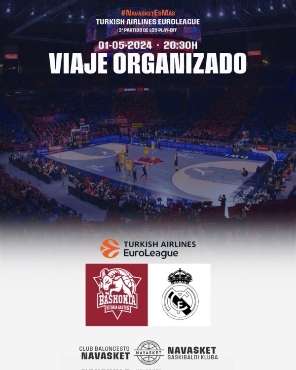 PARTIDO EUROLEAGUE | Baskonia - Real Madrid (01-05-2024)