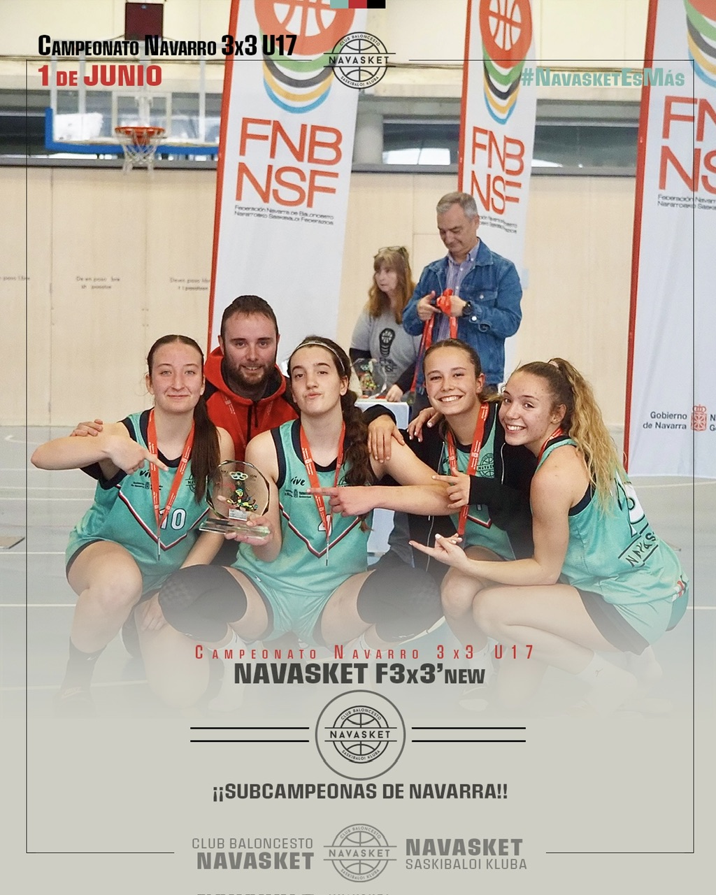#3x3U17NAV 2024 | NAVASKET F3x3’new | Subcampeonas de Navarra
