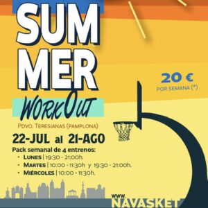 SUMMER WORKOUT 2024 | Entrena en verano con Navasket