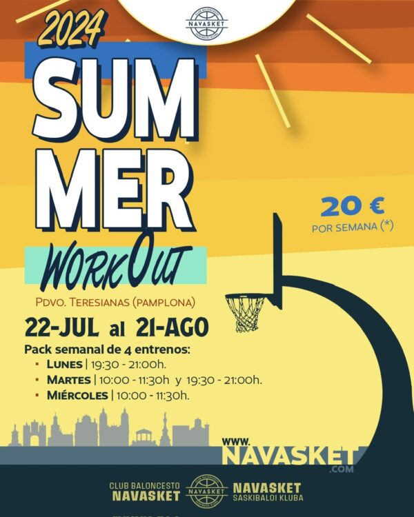 SUMMER WORKOUT 2024 | Entrena en verano con Navasket