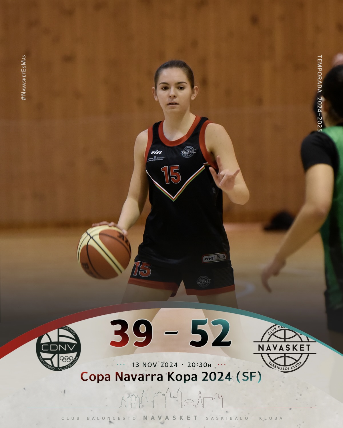 COPA NAVARRA KOPA (semifinal) | Navarro Villoslada 39-52 Navasket 2DF