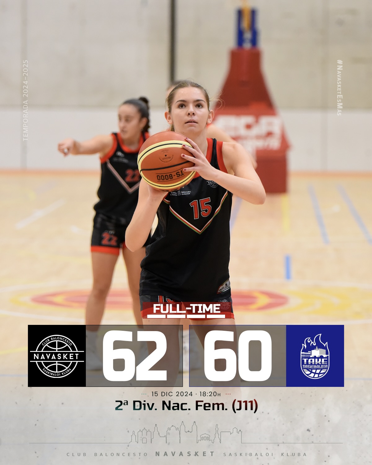 2ªFEM (j11) | Navasket 2DF 62-60 Eguzkitza Sagardotegia TAKE