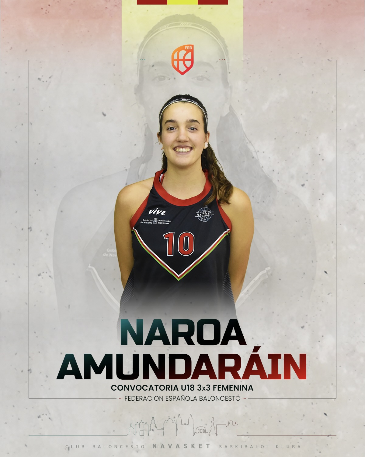 CONVOCATORIA U18 3x3 FEM | Naroa Amundaráin