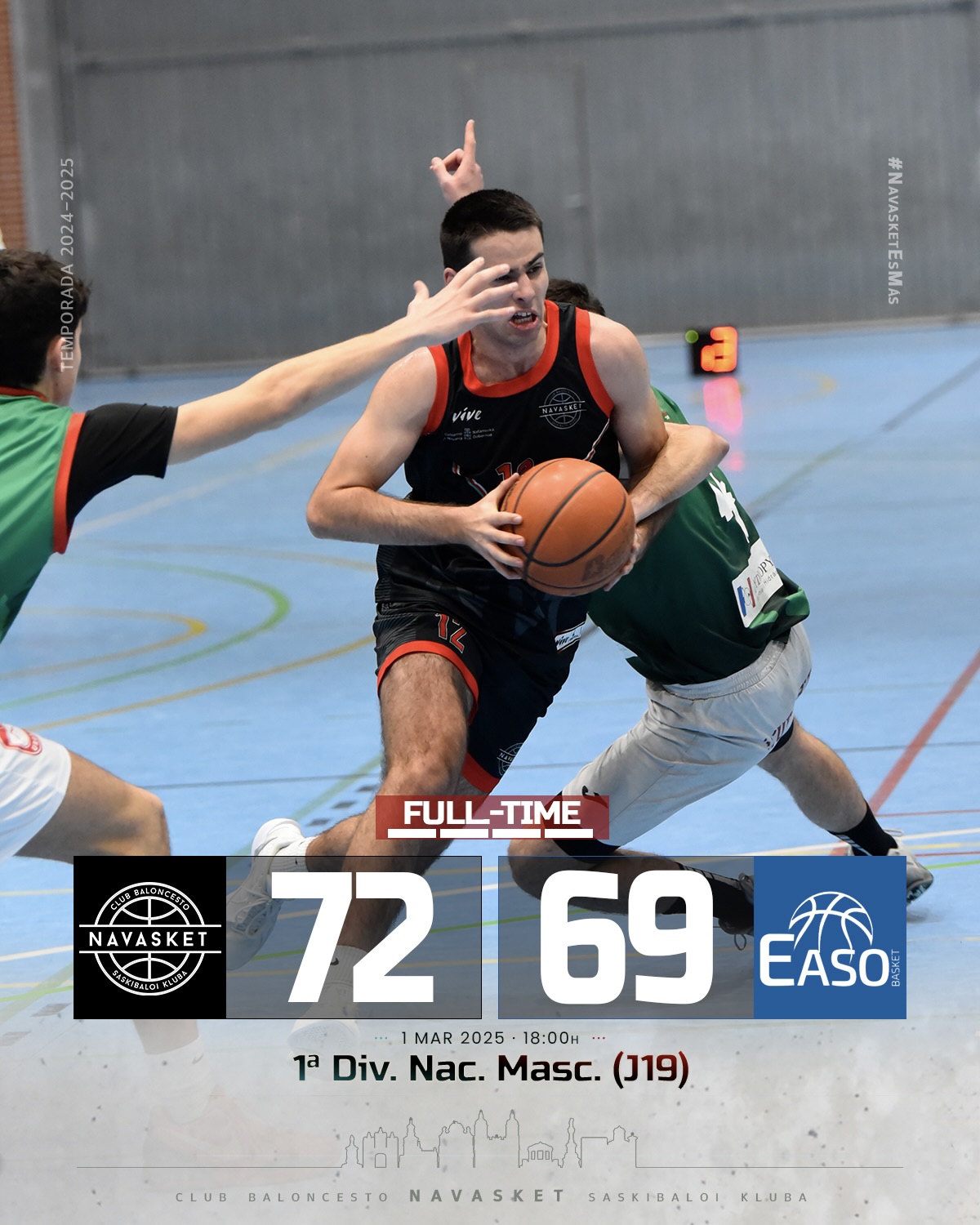 1ªMASC (j19) | Navasket 1DM 72-69 East Basket Turns.wine